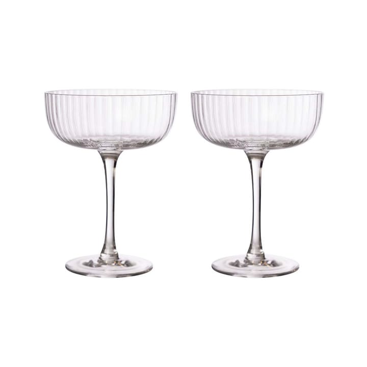 Ernst footed glass 2 pack - Clear - ERNST