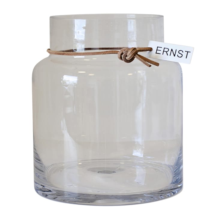 Ernst 玻璃 花瓶  H18cm Ø12.5cm - clear - ERNST