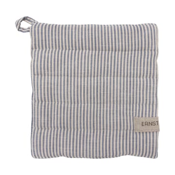 Ernst potholder striped 23x25 cm - 蓝色-米色 - ERNST