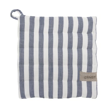 Ernst potholder wide stripes 23x25 cm - 蓝色-白色的 - ERNST