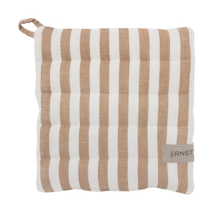 Ernst potholder wide stripes 23x25 cm - Kola 白色的 - ERNST