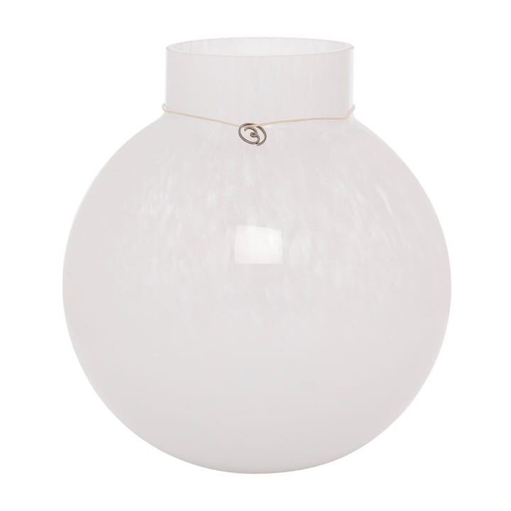 Ernst 玻璃 花瓶  round white - H22 cm Ø21 cm - ERNST