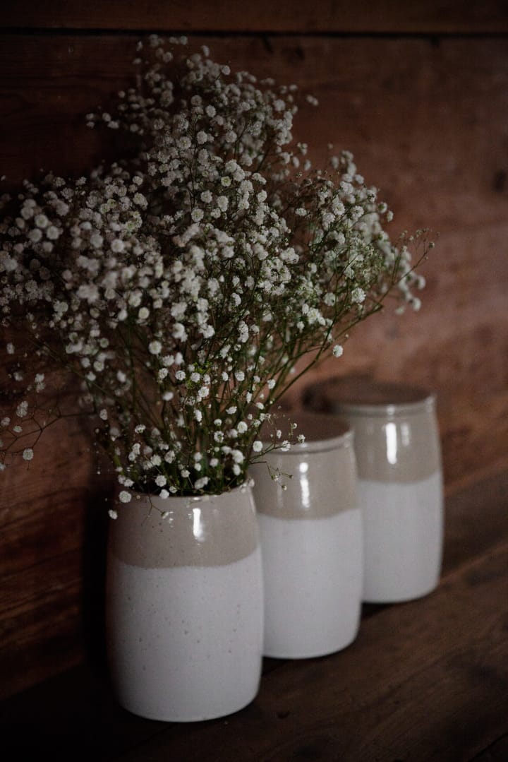 Ernst stoneware storage jar with lid - 21 cm - ERNST