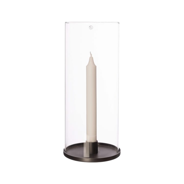 Ernst tealight holder for long candle 28 cm - 黑色 aluminium - ERNST