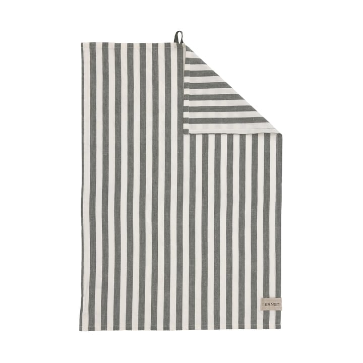 Ernst 厨房巾 wide stripes 47x70 cm - 绿色-白色 - ERNST