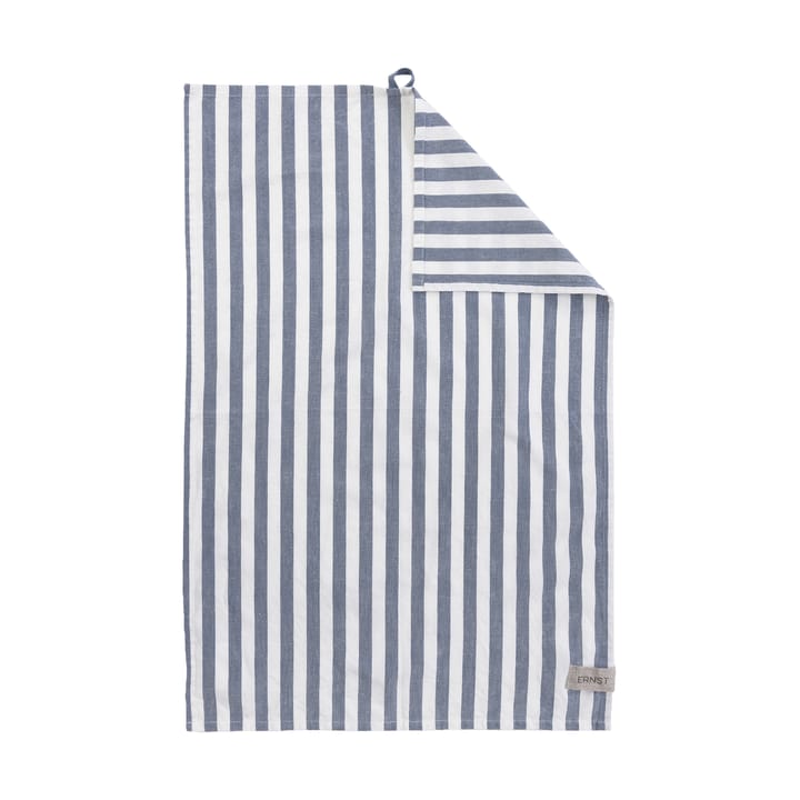 Ernst 厨房巾 wide stripes 47x70 cm - 蓝色-白色的 - ERNST