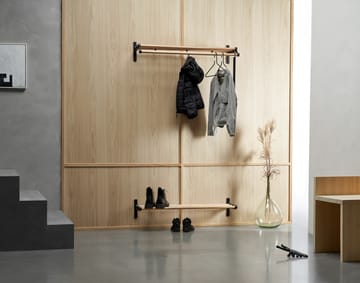 Nostalgi 291 hat shelf 100 cm - 黑色-黑色 - Essem Design