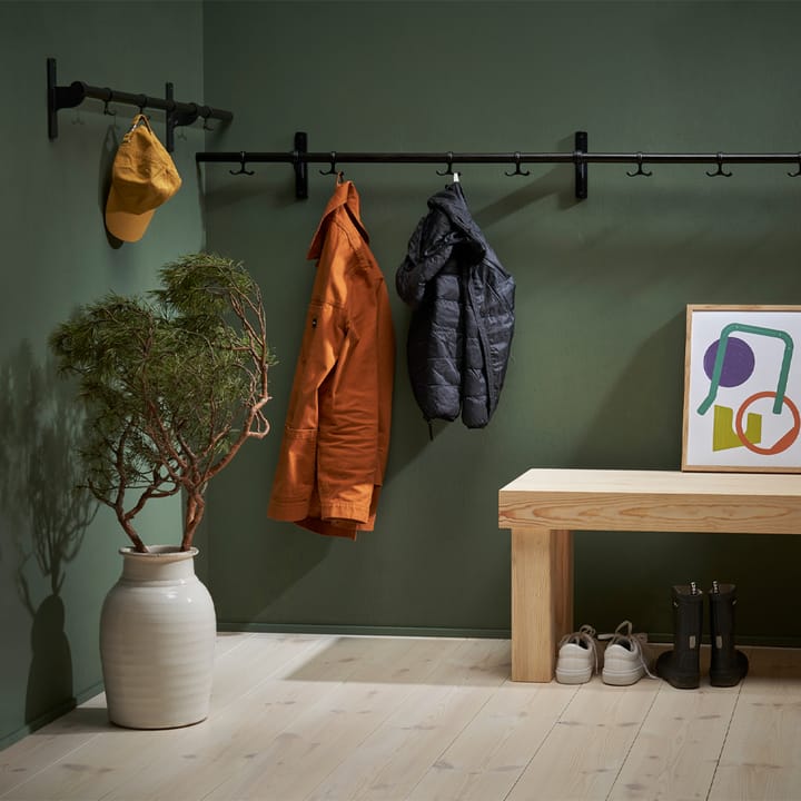 Nostalgi Hook rack - Birch, aluminium stand - Essem Design