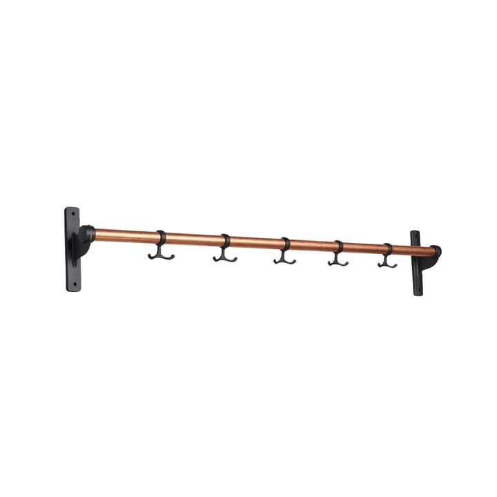 Nostalgi Hook rack - Copper, 黑色 stand - Essem Design