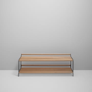 Tamburin shoe shelf 100 cm - oak-黑色 - Essem Design