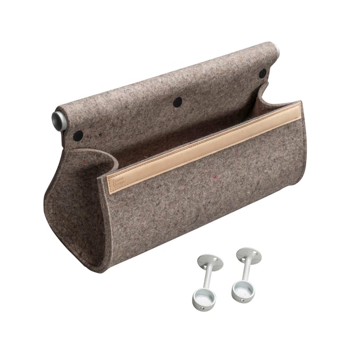 Ulrika wall storage - natural wool-白色 - Essem Design