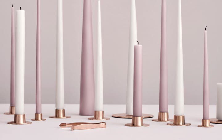 ester & erik candle 盘子 Ø10 cm matte - Rosé gold - ester & erik