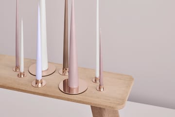 ester & erik candle 盘子 Ø10 cm polished - Rosé gold - ester & erik