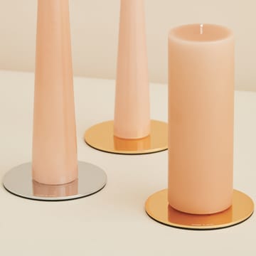 ester & erik candle 盘子 Ø10 cm polished - 银色 - ester & erik