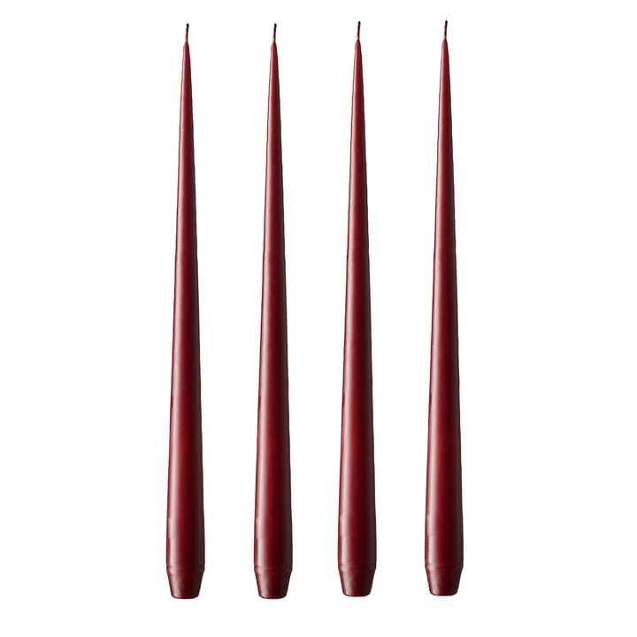 ester & erik candle 42 cm 四件套装 wine red - Matte - Ester & erik