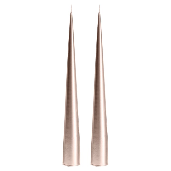 ester & erik cone candles 34 cm 两件套装 metallic - Champagne 94 - Ester & erik