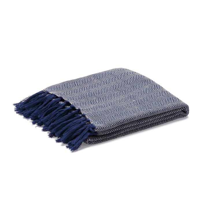 Fishbone 毯��子  - 蓝色 - Etol Design