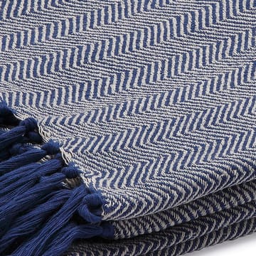 Fishbone 毯子  - 蓝色 - Etol Design