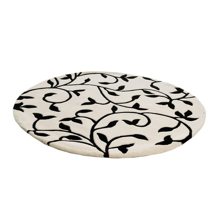 Grow 地毯 white-black round - Ø140 cm - Etol Design