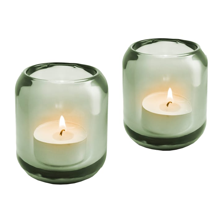 Acorn tealight holder 2 pack - Leaf 绿色 - Eva Solo