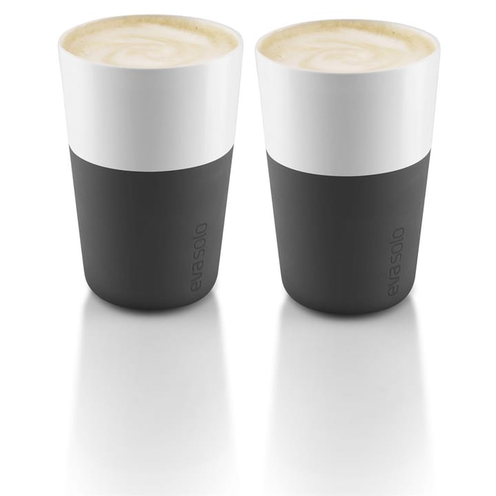 Eva Solo cafe latte 马克杯 2 pack - Black - Eva Solo