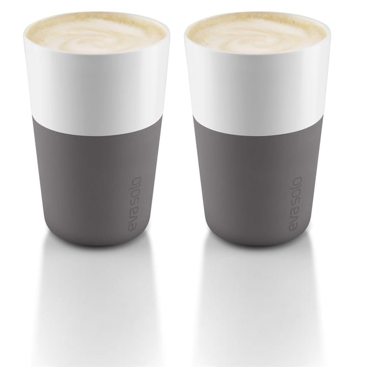 Eva Solo cafe latte 马克杯 2 pack - Elephant grey - Eva Solo