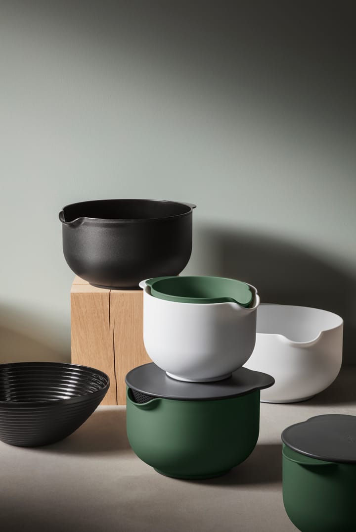 Eva Trio mixing bowls 3 L, Emerald green Eva Solo