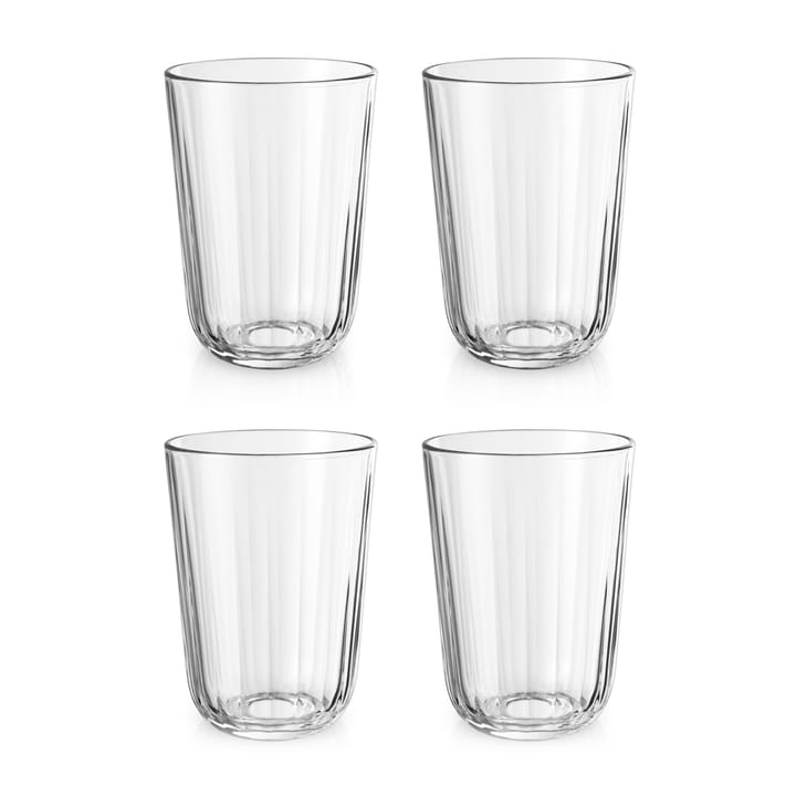 Facet drinking glass 34 cl 四件套装, Clear Eva Solo