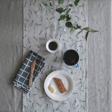 Barr 桌布（table runner） 44x137 cm - nature-黑色 - Fine Little Day