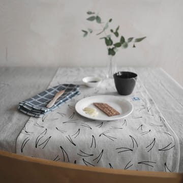 Barr 桌布（table runner） 44x137 cm - nature-黑色 - Fine Little Day