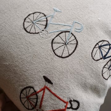 Bicycles 靠枕套 48x48 cm - 米色 - Fine Little Day