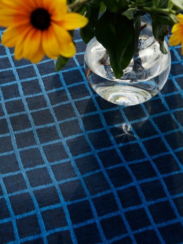 Rutig jacquard-woven 桌布 147x250 cm - Blue-black - Fine Little Day