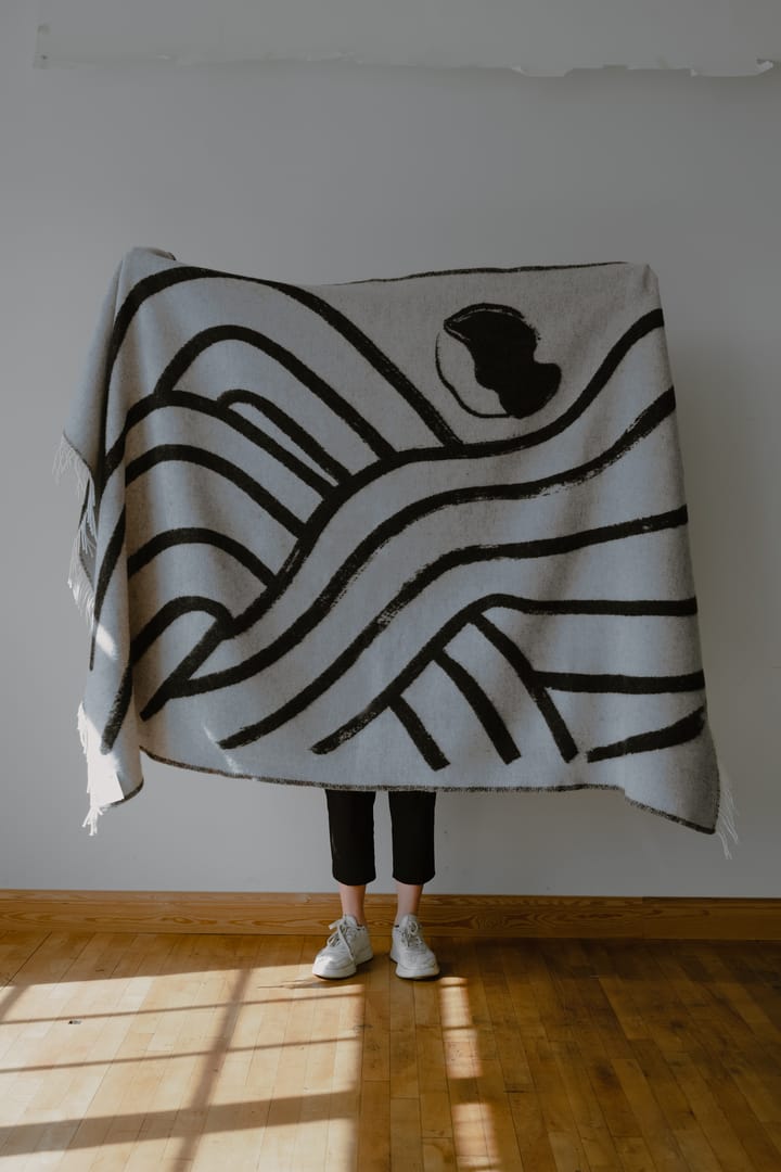 Sofia Lind 羊毛毯子 130x190 cm - Dovegrey - Fine Little Day