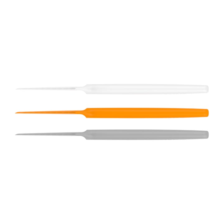 Functional Form butter knife 三件套装 - 灰色-橘色-白色 - Fiskars