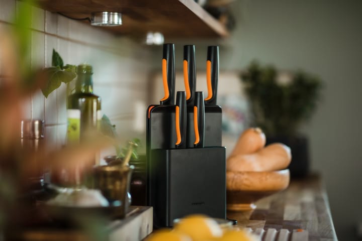 Functional Form plastic 刀座with 5 knives - 6 pieces - Fiskars