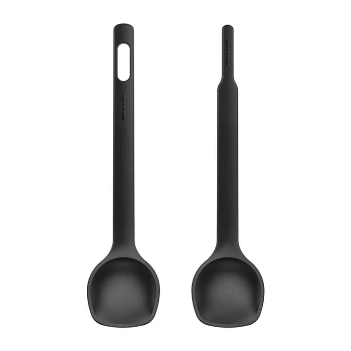 Functional Form salad 餐具 cutlery 两件套装 - 黑色 - Fiskars