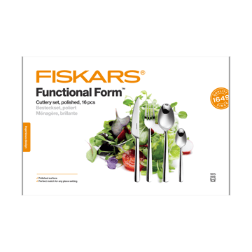 Functional Form 刀叉勺 smooth - 16 pieces - Fiskars