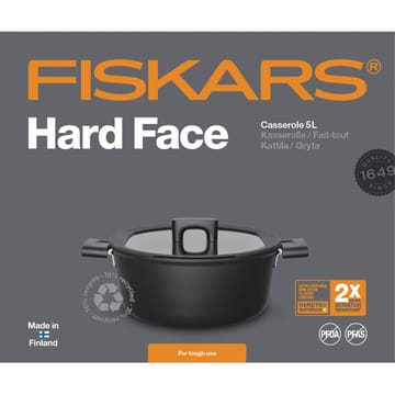 Hard Face 砂锅  （含盖子） - 5 l - Fiskars