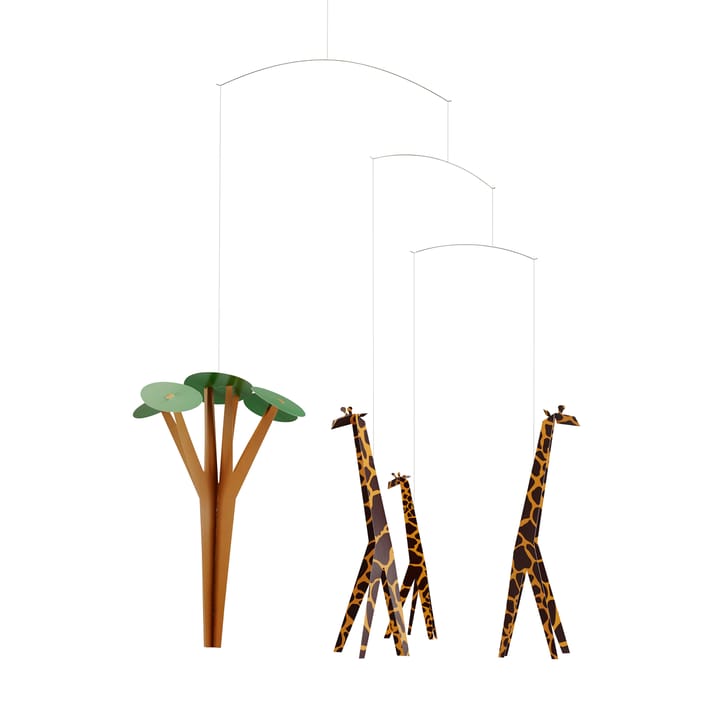 Giraffes on the Savannah 平衡挂件 mobile - multi - Flensted Mobiles