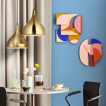 Silhuet ceiling 灯 Ø30 cm - polished brass - Fritz Hansen