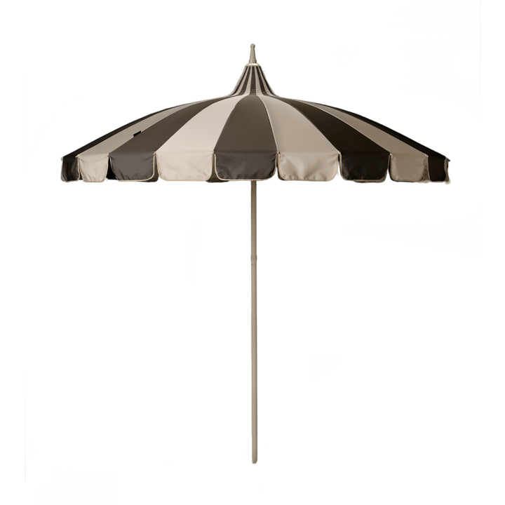 Garden Glory parasol, 米色-褐色 stripe Garden Glory