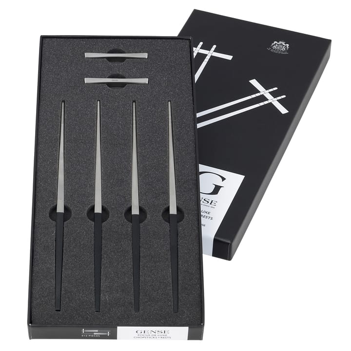 Focus de Luxe chopsticks 4+2, 不锈钢 Gense