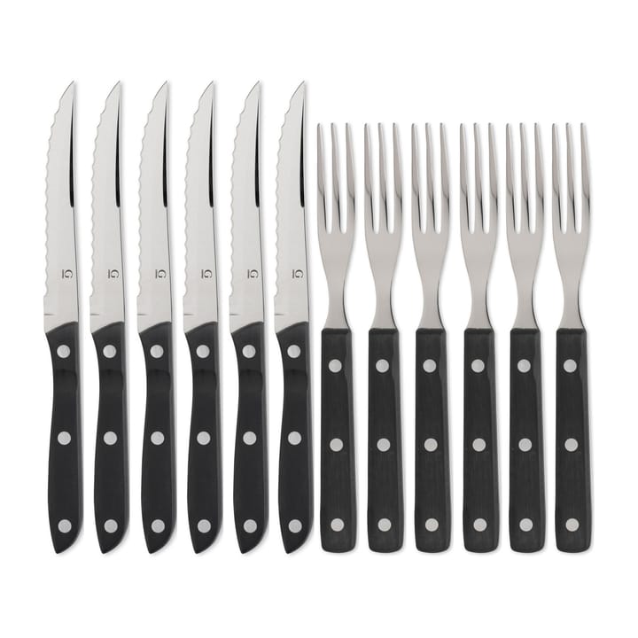 Old Farmer black 餐具 cutlery 12 pieces - 12 pieces - Gense