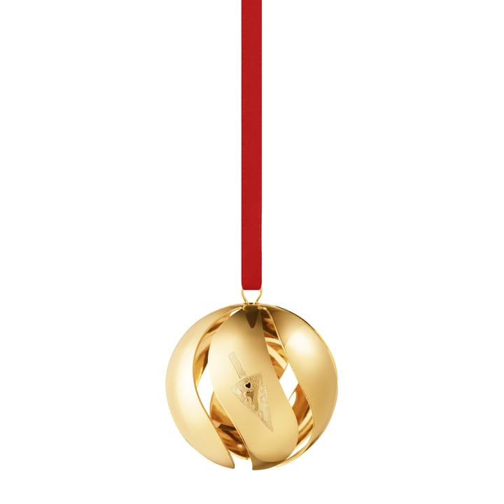 2022 圣诞装饰 镂空小球 - 镀金 - Georg Jensen