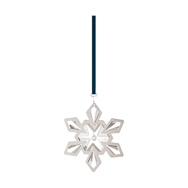 2024 Christmas 吊灯 snowflake, Palladium-plated Georg Jensen