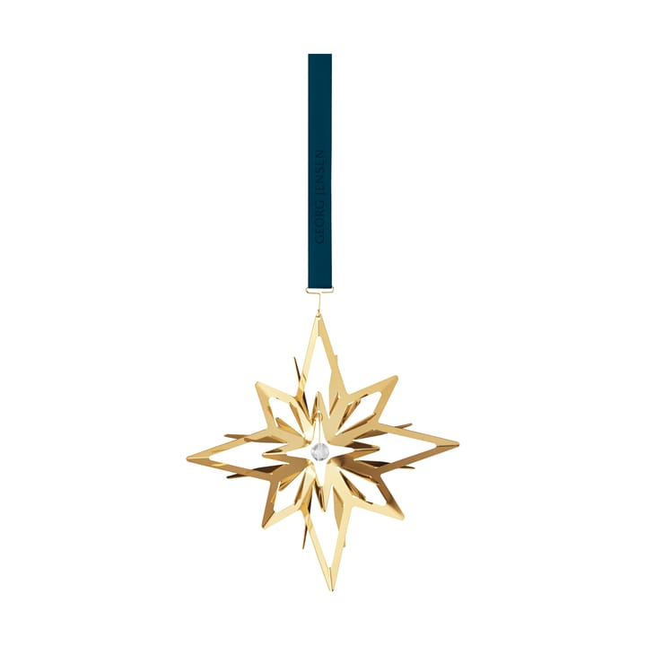 2024 Christmas 吊灯 star, 金色-plated Georg Jensen