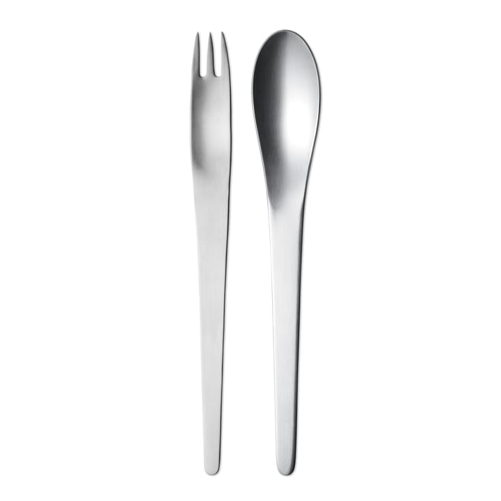 Arne Jacobsen 沙拉叉勺 餐具套装 - 2 件 - Georg Jensen