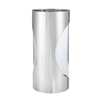 Chrome contours hurricane 烛台 33 cm - 不锈钢 - Georg Jensen