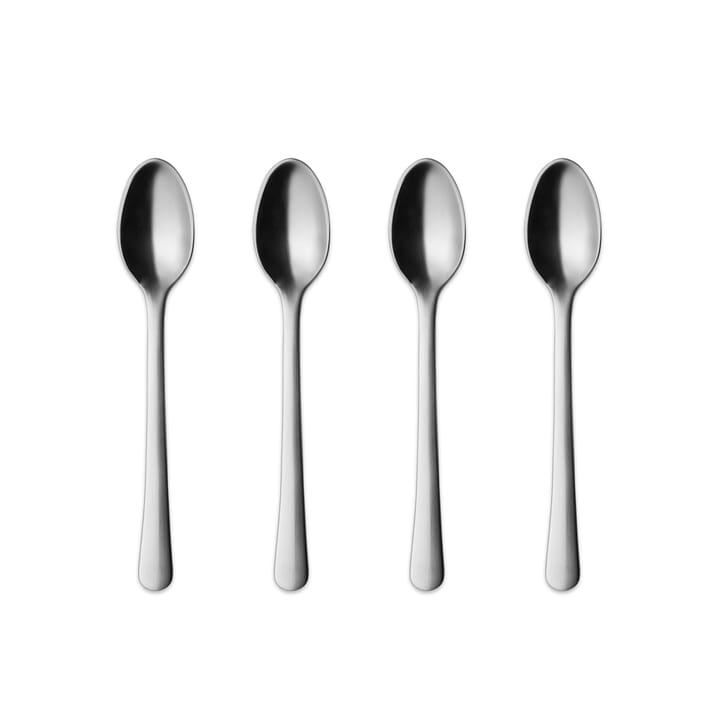 Copenhagen 哑光 茶勺/咖啡勺 - 4 件 - Georg Jensen