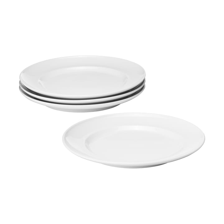 Koppel lunch 盘子 Ø22 cm 四件套装 - 白色 - Georg Jensen